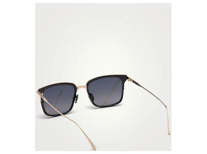 Tom Ford0831 01K occhiali da sole titanio Negro Dorado 