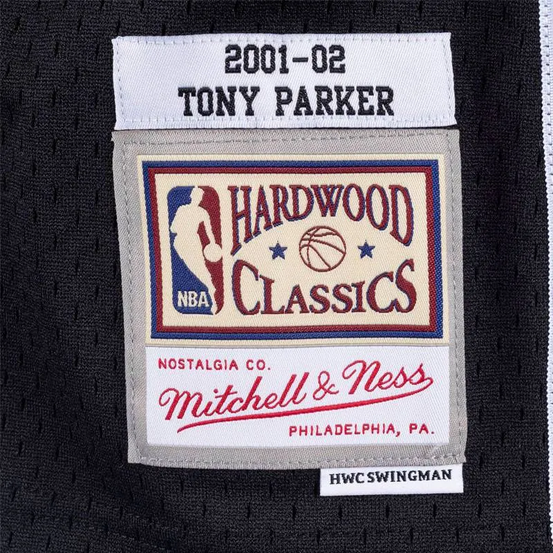 TONY PARKER SAN ANTONIO SPURS HARDWOOD CLASSICS NEGRA 0102