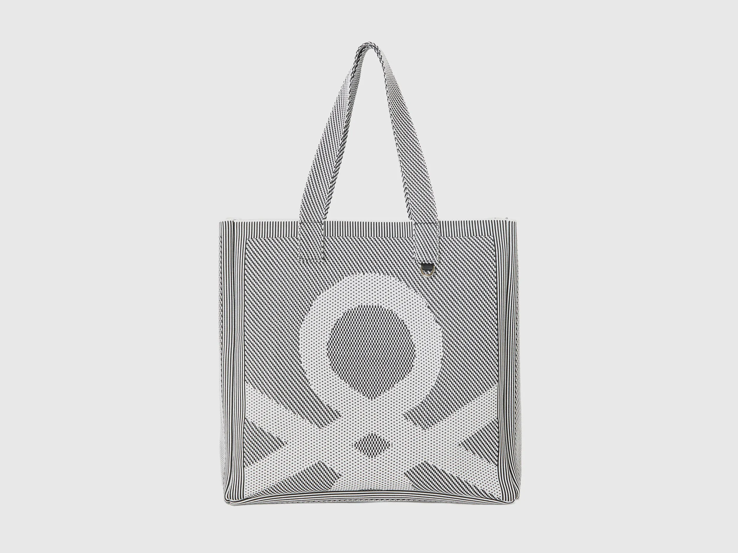 Tote bag reversible blanca y negra
