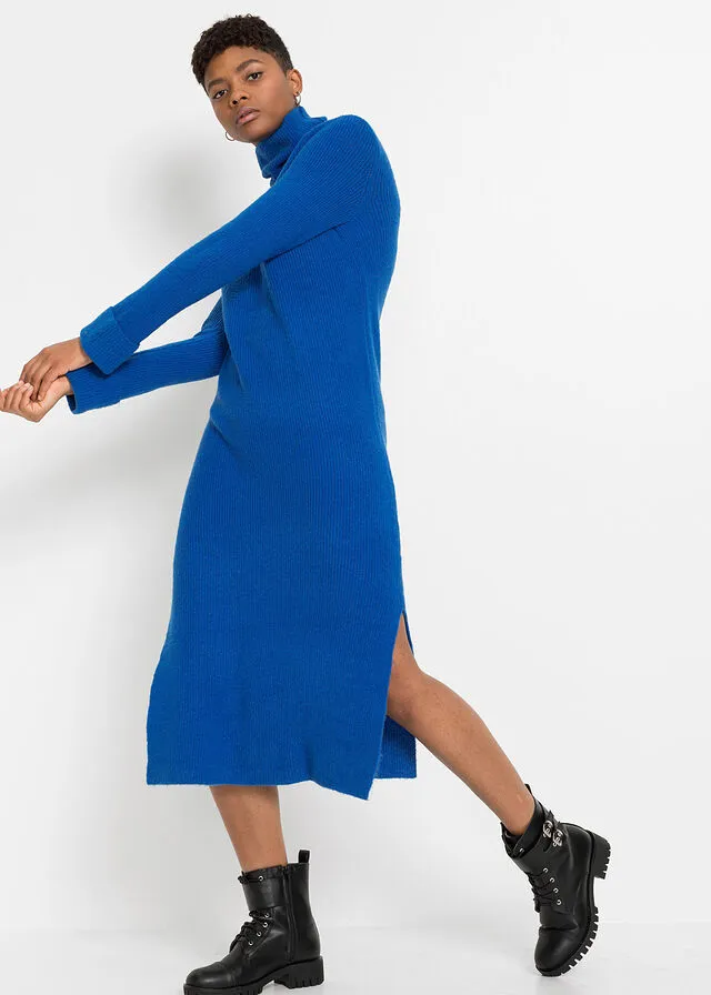 Vestido de punto con cuello alto Azur