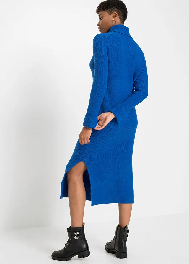 Vestido de punto con cuello alto Azur