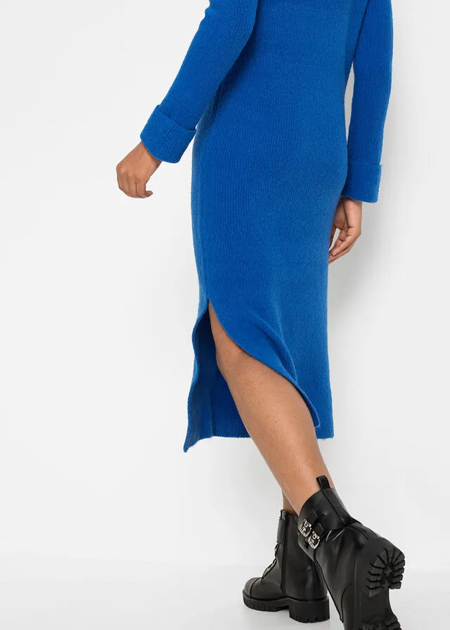 Vestido de punto con cuello alto Azur