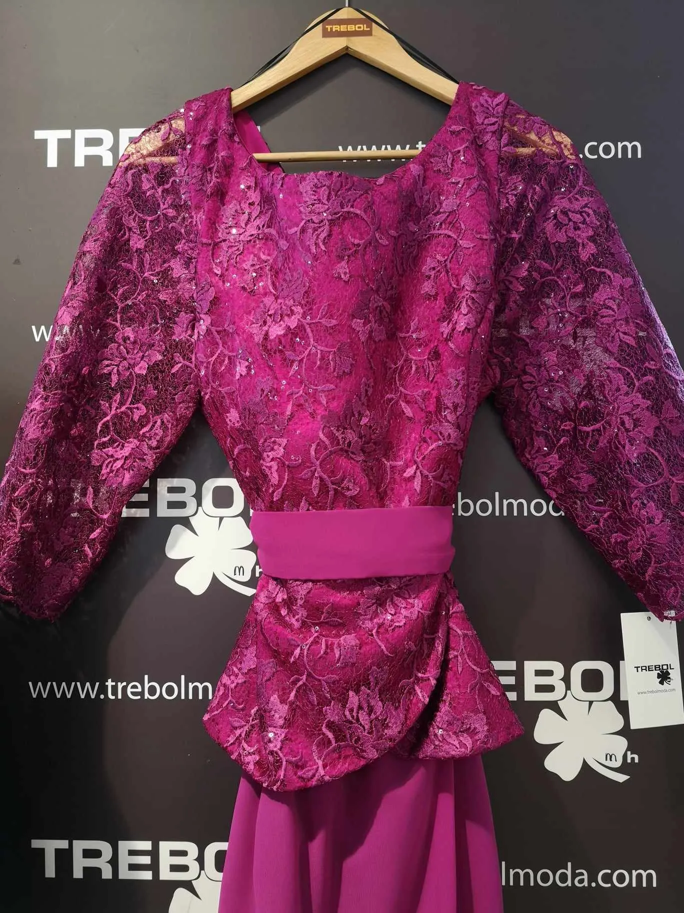 Vestido largo buganvilla