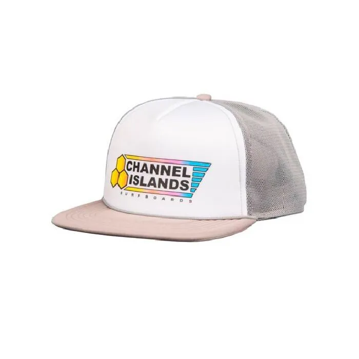 Visera Channel Islands Fade Flag Trucker grey
