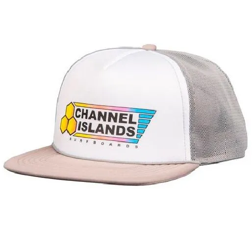 Visera Channel Islands Fade Flag Trucker grey