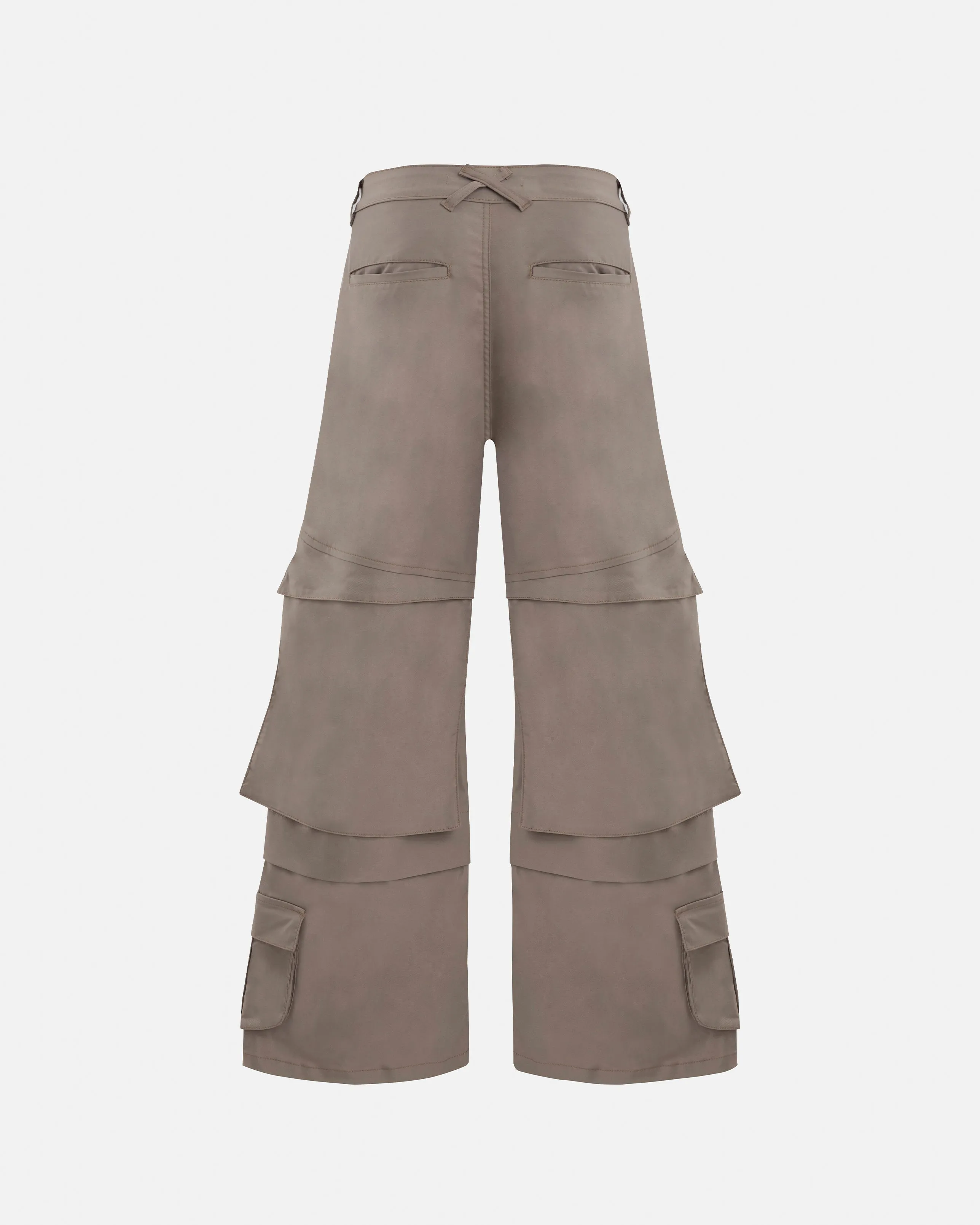 W Basics Multipocket Cargo Pants Cream