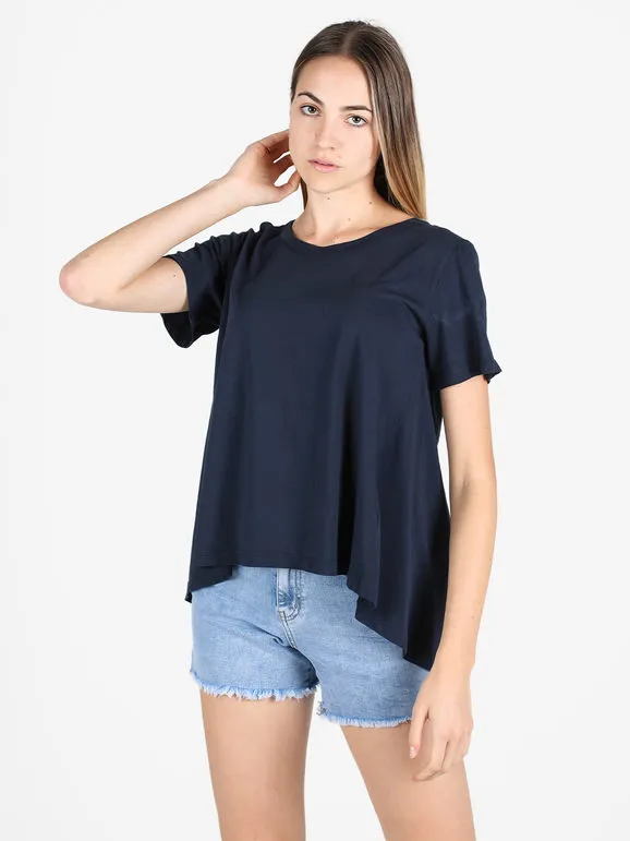 Wendy Trendy Camiseta maxi evasé de mujer de algodón