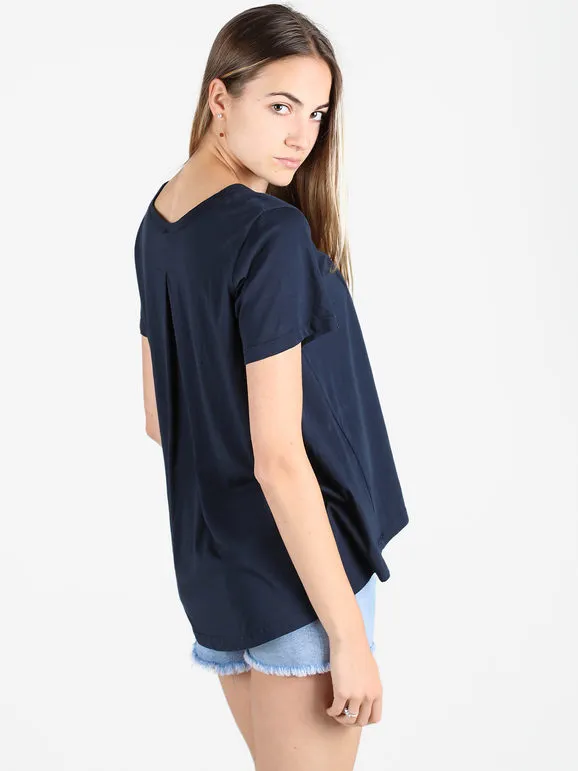 Wendy Trendy Camiseta maxi evasé de mujer de algodón