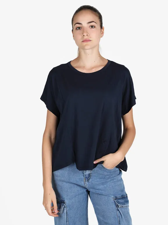 Wendy Trendy Camiseta oversize de algodón para mujer