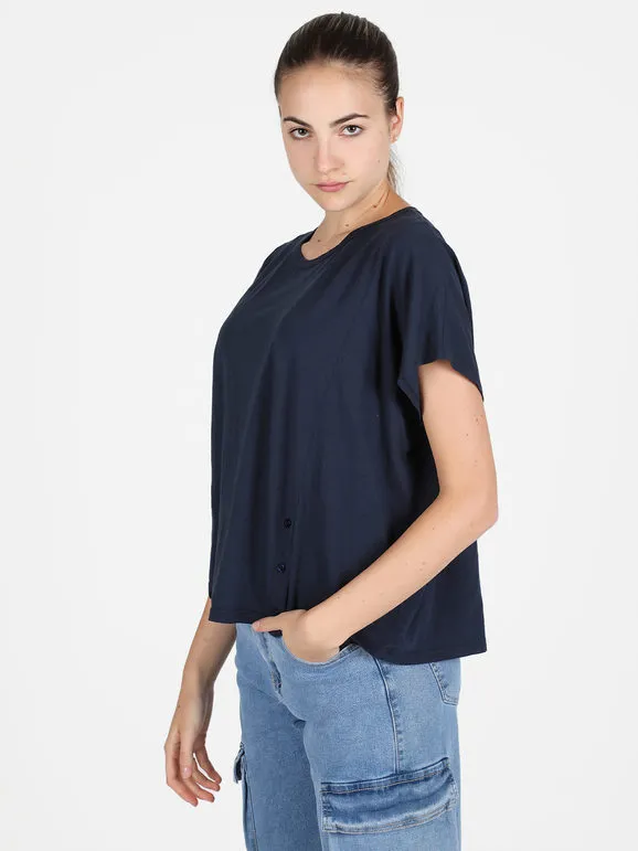 Wendy Trendy Camiseta oversize de algodón para mujer