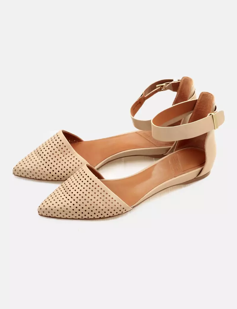 What For Zapato rosa calado