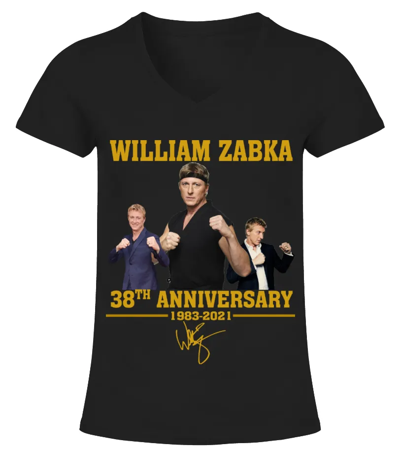 WILLIAM ZABKA 38TH ANNIVERSARY Camiseta cuello pico Mujer