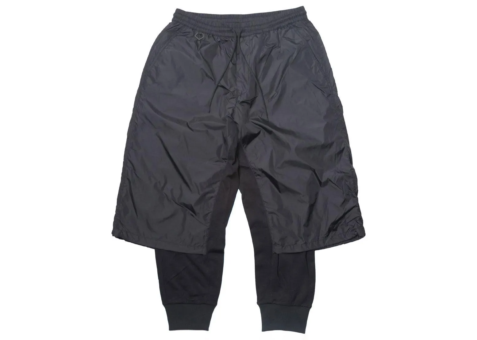 Y3 Y3 NYLON MIX TRACK PANTS BLACK