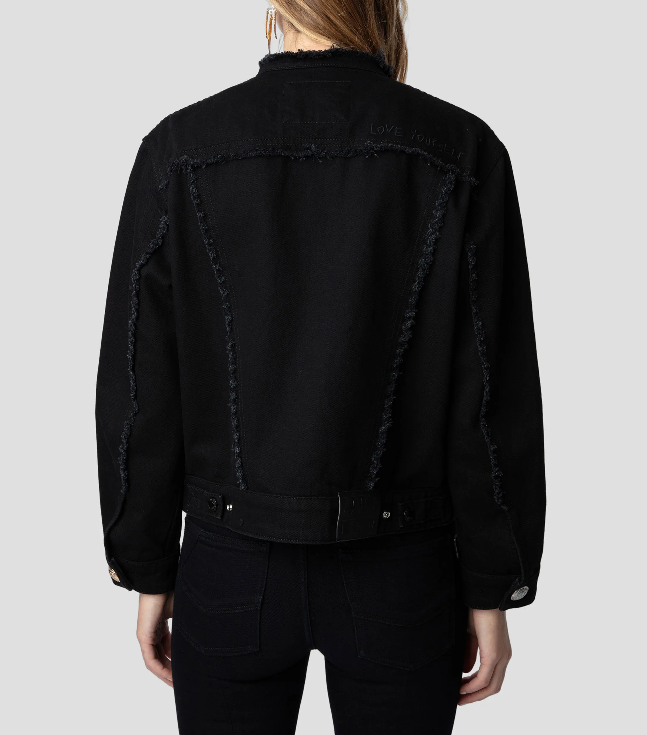 Zadig & Voltaire Chamarra de mezclilla Mujer