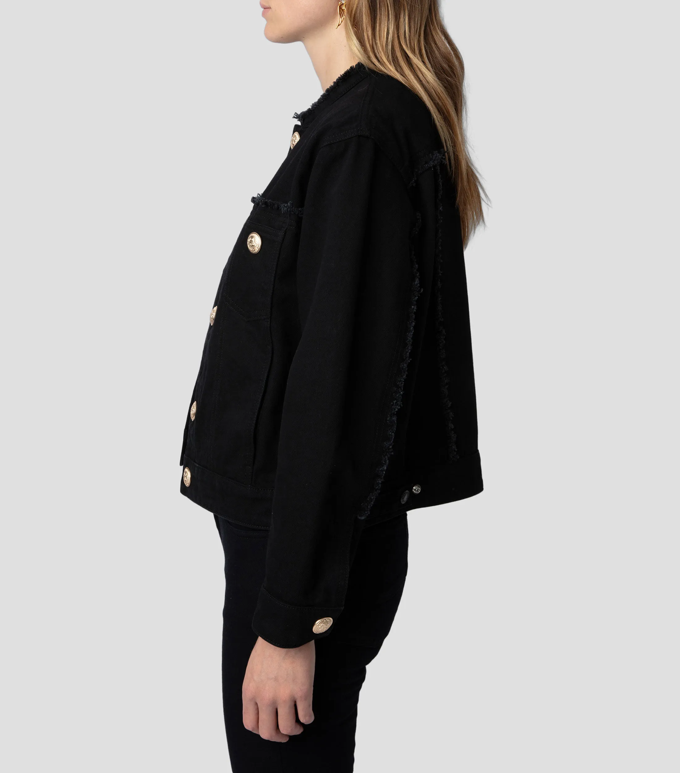 Zadig & Voltaire Chamarra de mezclilla Mujer