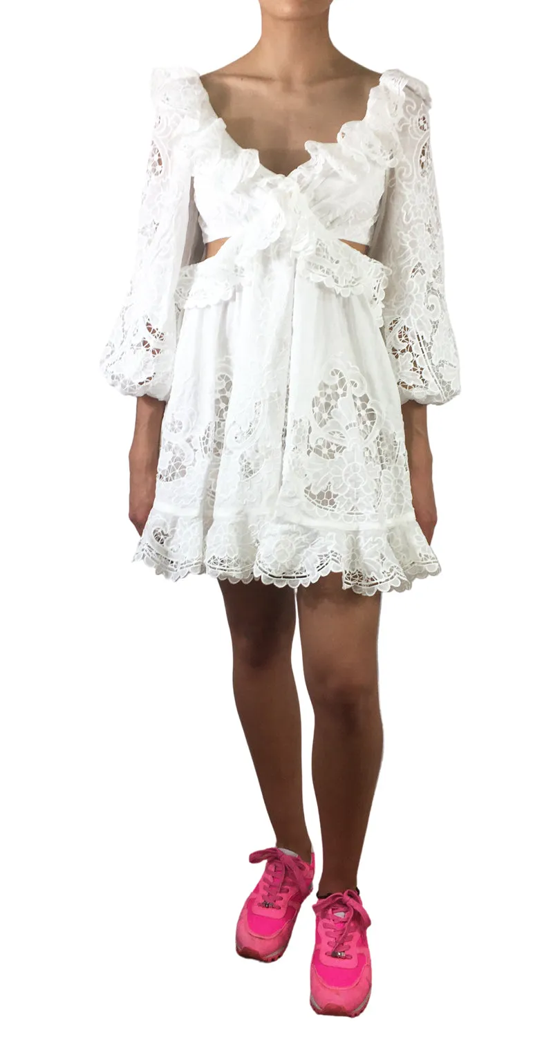 ZIMMERMANN Mini Vestido Lulu Scallop